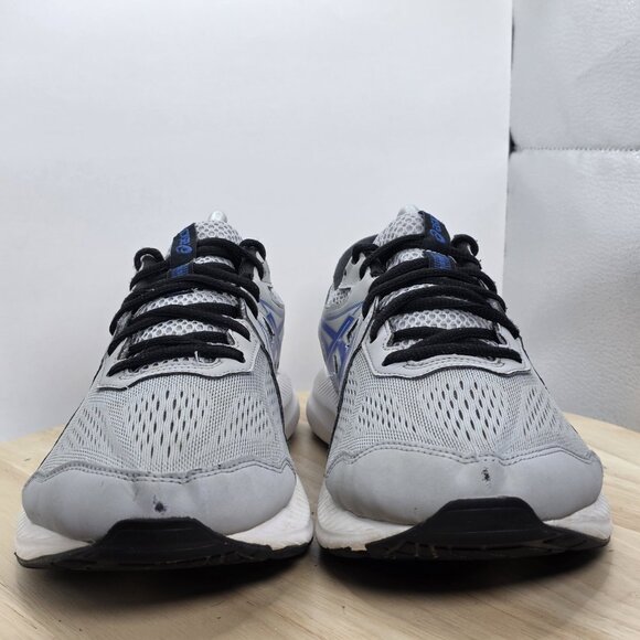 Mens Size 9.5 WIDE - ASICS Gel-Contend 7 Grey/Blue Running Athletic Shoes - Picture 2 of 12